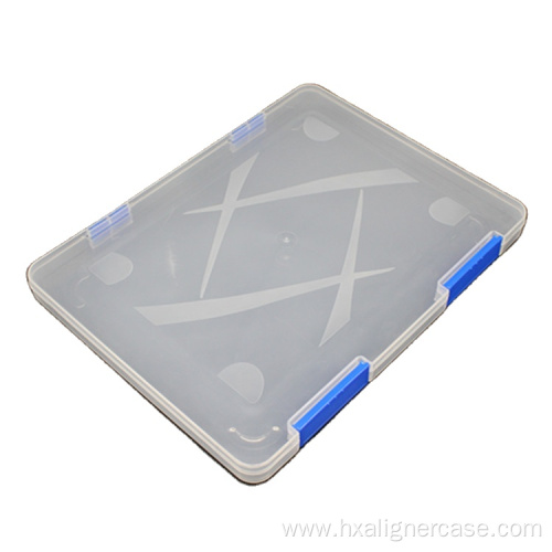 Portable Clear Storage PP Plastic File Box